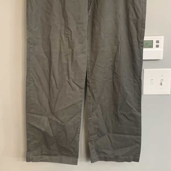 Caribbean Joe Pants Olive Casual Stretch Active Wide Leg Womens Sz‎ 12 EUC - Picture 3 of 12